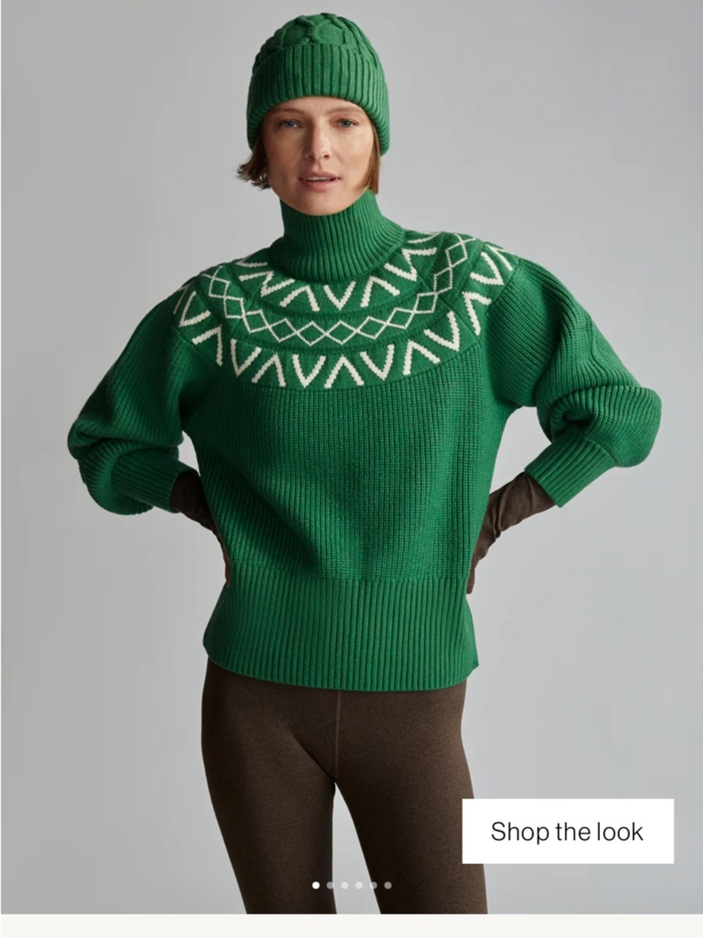 Varley Marcie Fair Isle Yoke Knit - Picture 6 of 9